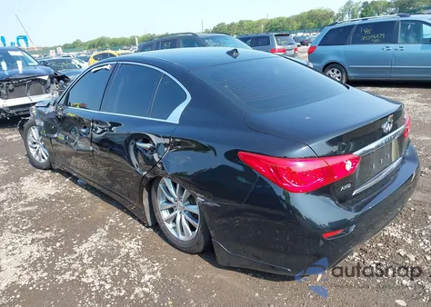 2015 Infiniti Q50 Premium/Sport z USA, uszkodzony, nr VIN JN1BV7AR1FM404154